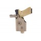 Nuprol EU Holster (Torch) Tan, Designed specifically for EU Series Airsoft Replicas with a pistol torch, the Nuprol Perfect Fit Holster offers secure retention and rapid access